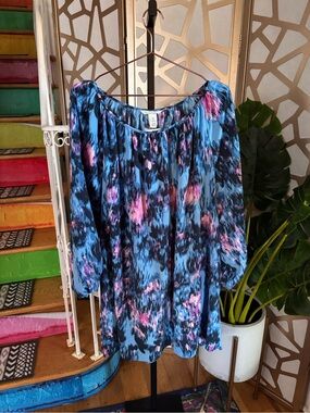 h&m sequin shirt dress H&M pink sequin oversized shirt dress, Size small